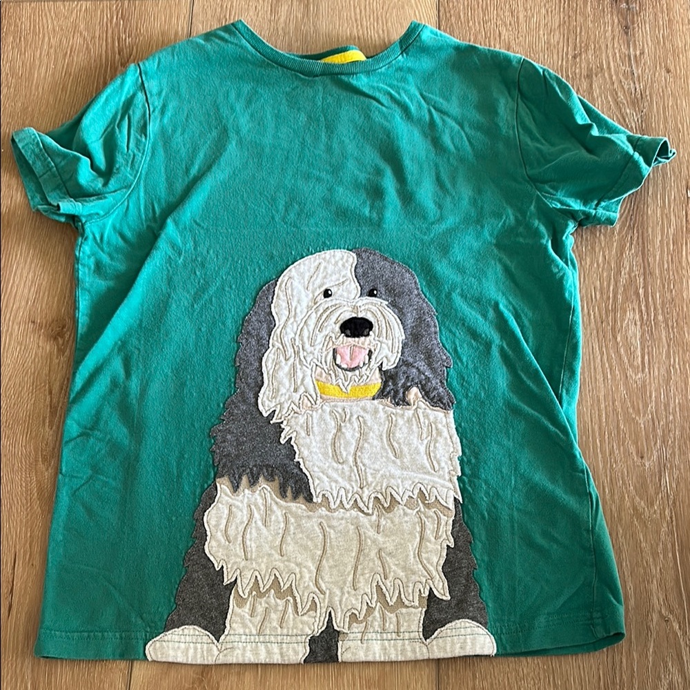 Green Dog Mini Boden T-Shirt